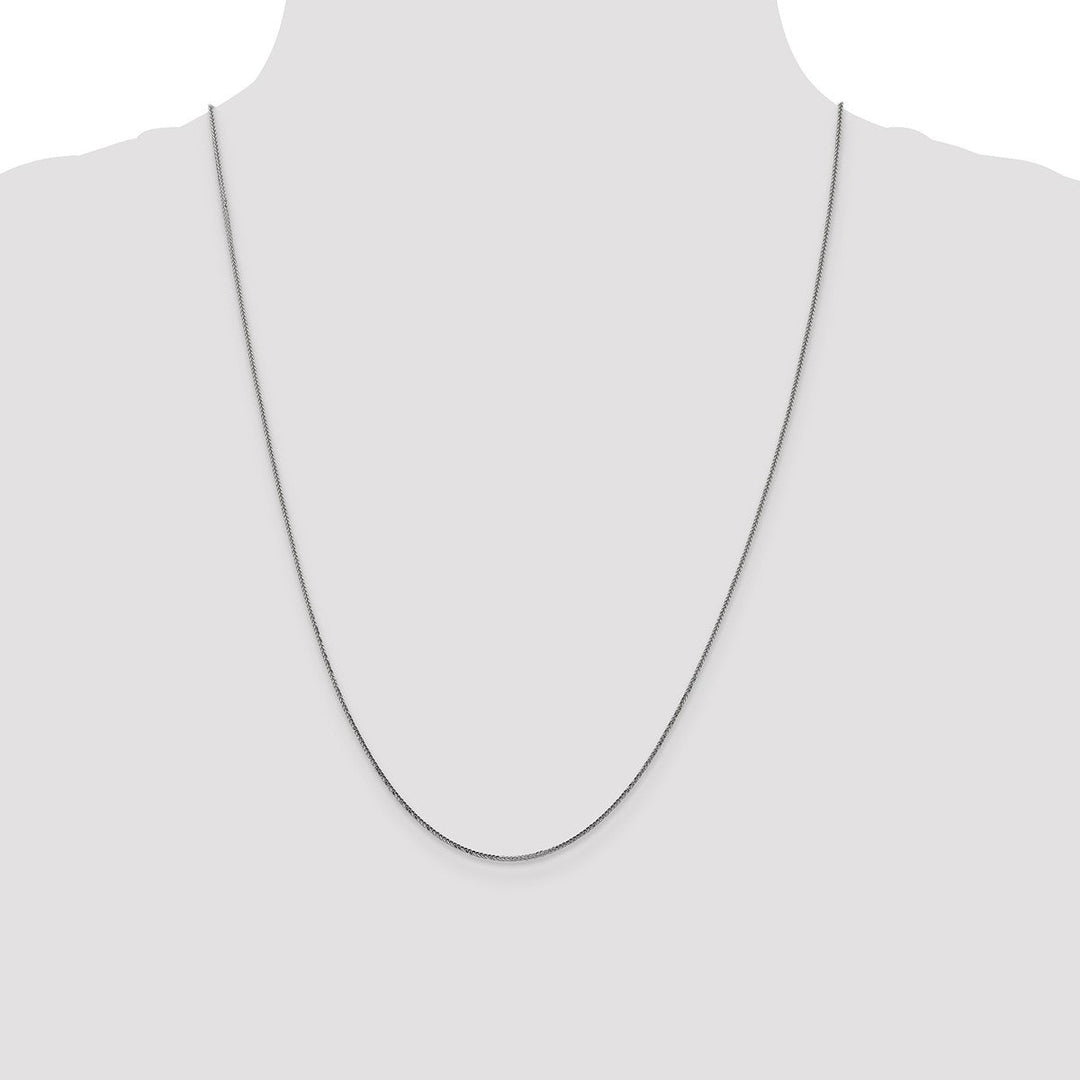 Gold 0.8mm Spiga (Wheat) Chain, 24