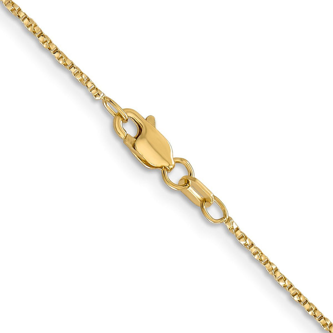 Gold 0.95mm Box Chain, 18