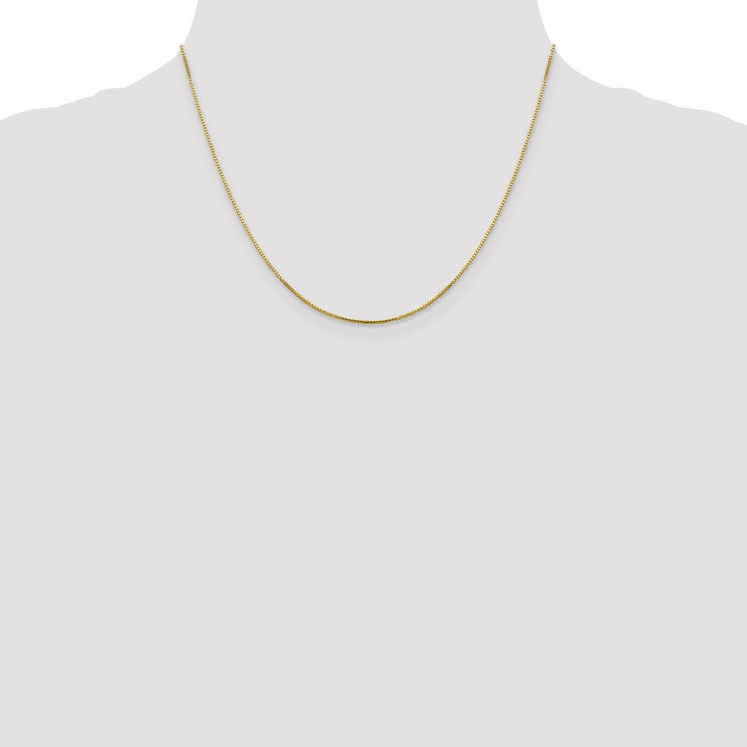 Gold 0.95mm Box Chain, 18