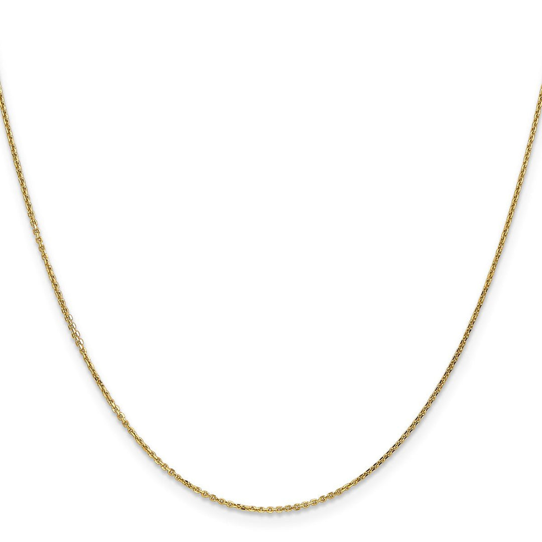 Gold 0.95mm Cable Chain, 16