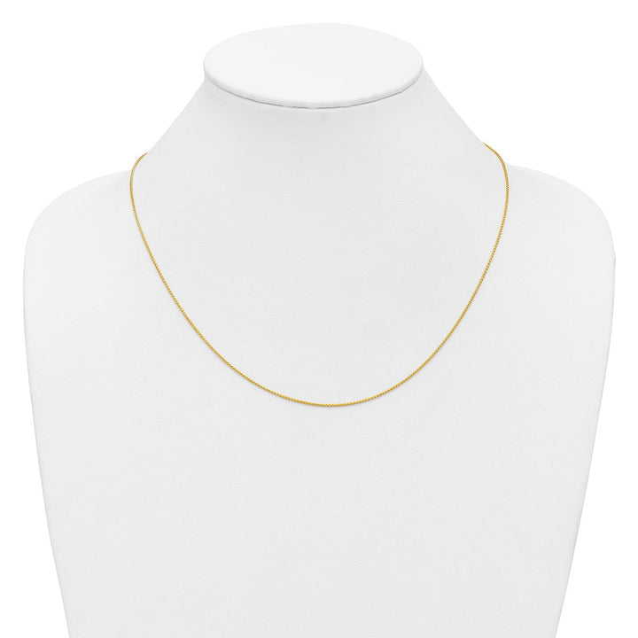 Gold 0.98mm Spiga (Wheat) Chain, 16" - Chain - Design Jewellers Edmonton