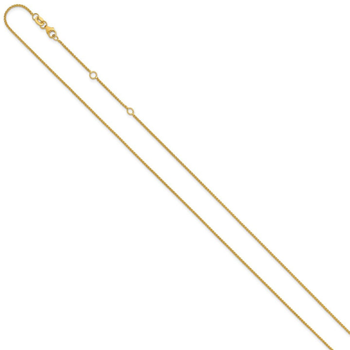 Gold 0.98mm Spiga (Wheat) Chain, 16" - Chain - Design Jewellers Edmonton