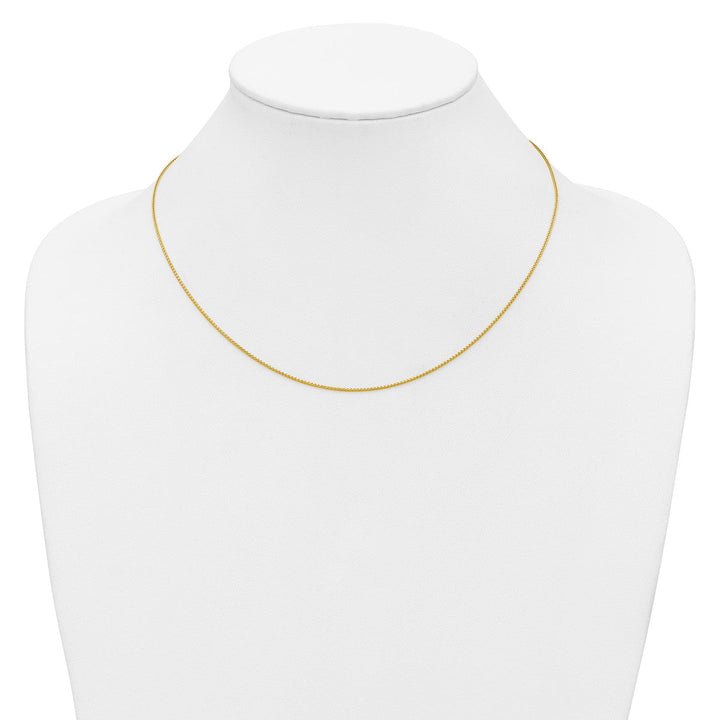 Gold 0.98mm Spiga (Wheat) Chain, 16" - Chain - Design Jewellers Edmonton