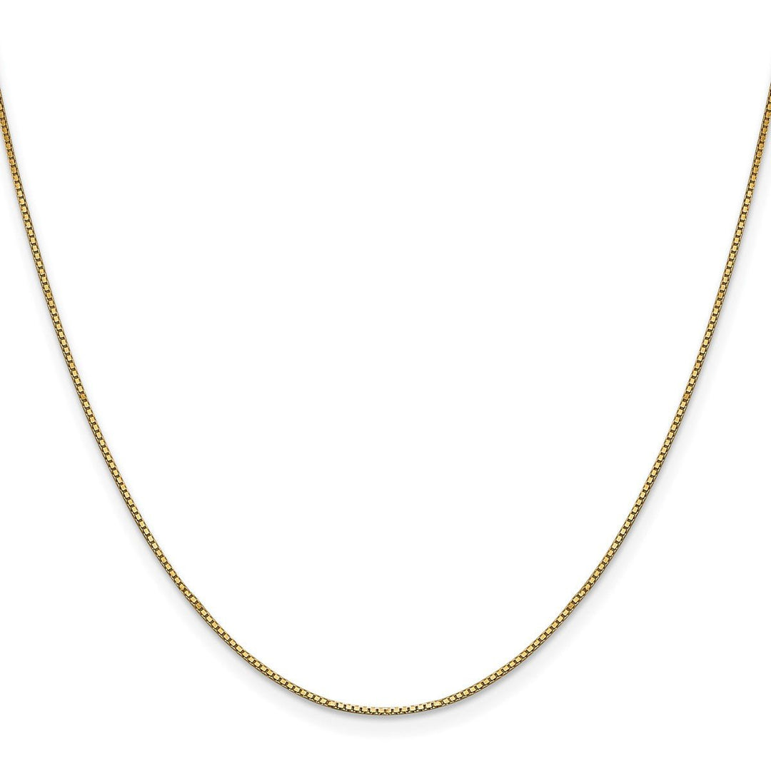 Gold 0.9mm Box Chain, 16