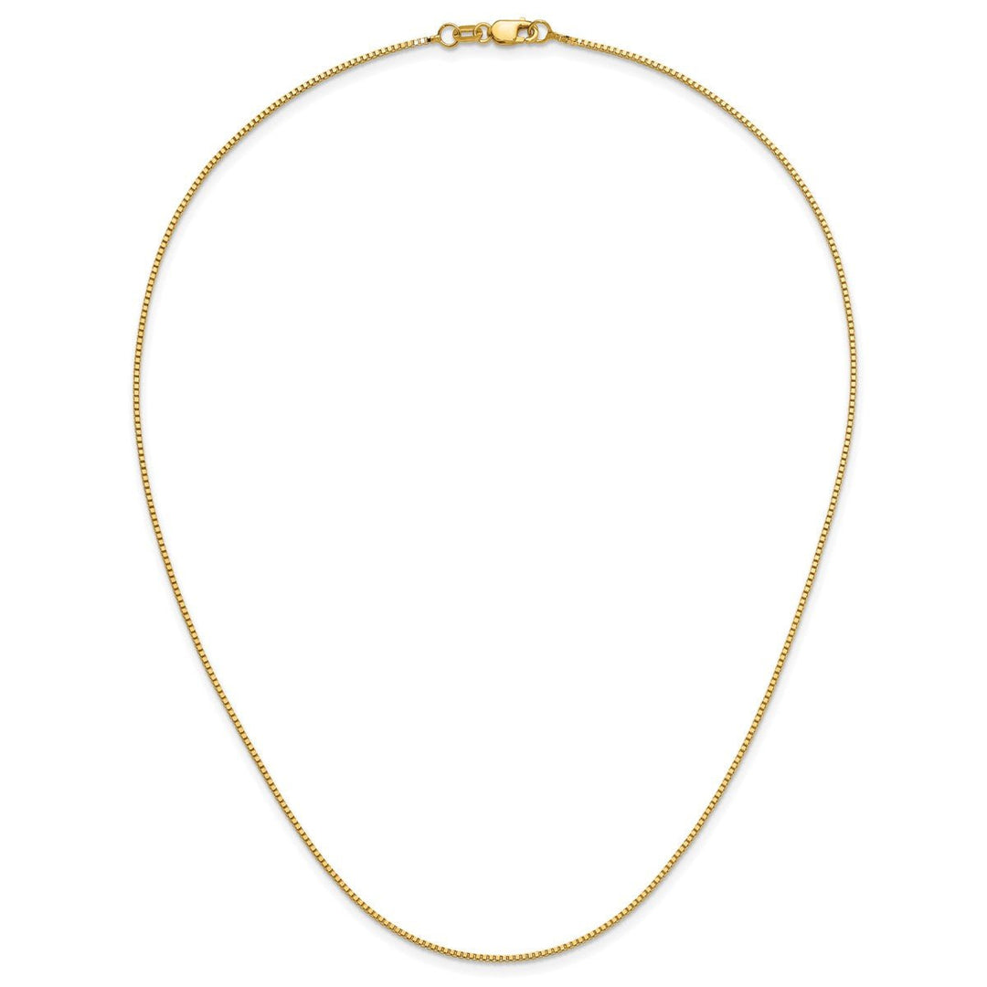 Gold 0.9mm Box Chain, 16