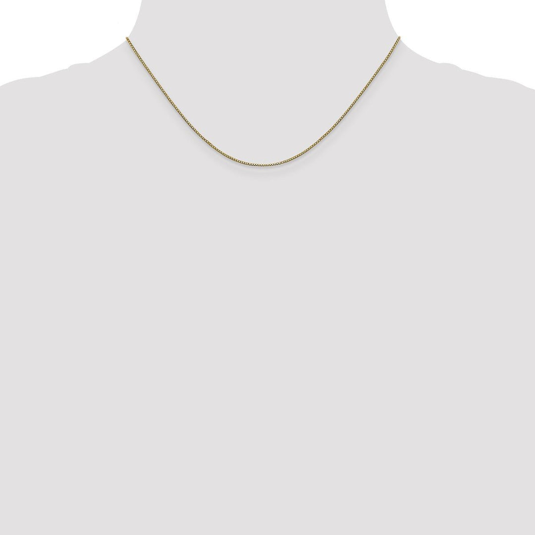 Gold 0.9mm Box Chain, 16