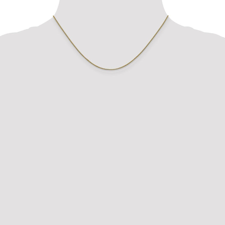 Gold 0.9mm Box Chain, 16" - Chain - Design Jewellers Edmonton