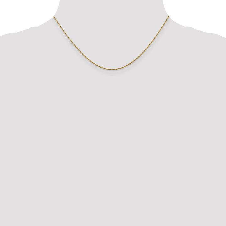Gold 0.9mm Box Chain, 16" - Chain - Design Jewellers Edmonton