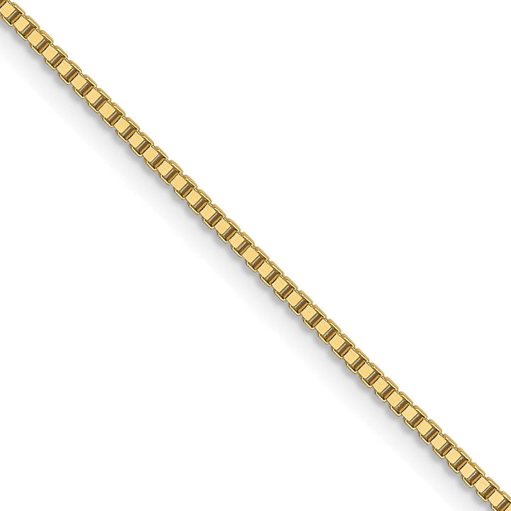 Gold 0.9mm Box Chain, 18" - Chain - Design Jewellers Edmonton