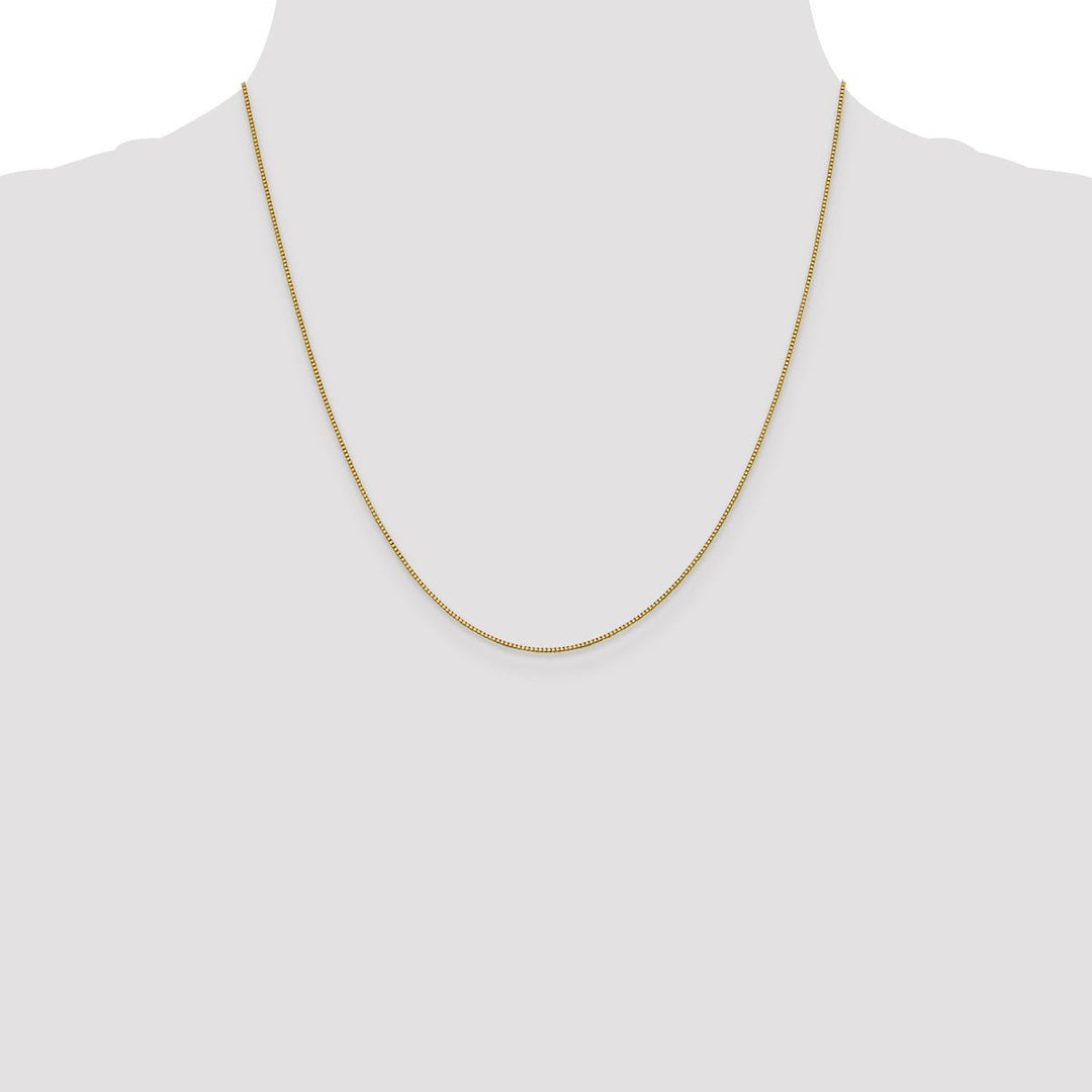 Gold 0.9mm Box Chain, 20