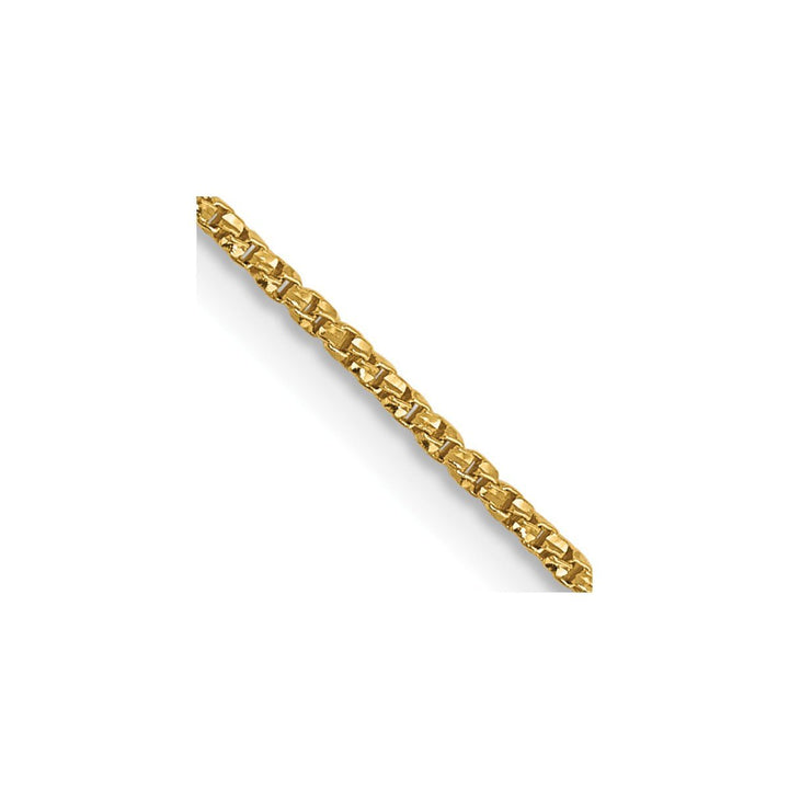 Gold 0.9mm Box Chain, 20" - Chain - Design Jewellers Edmonton