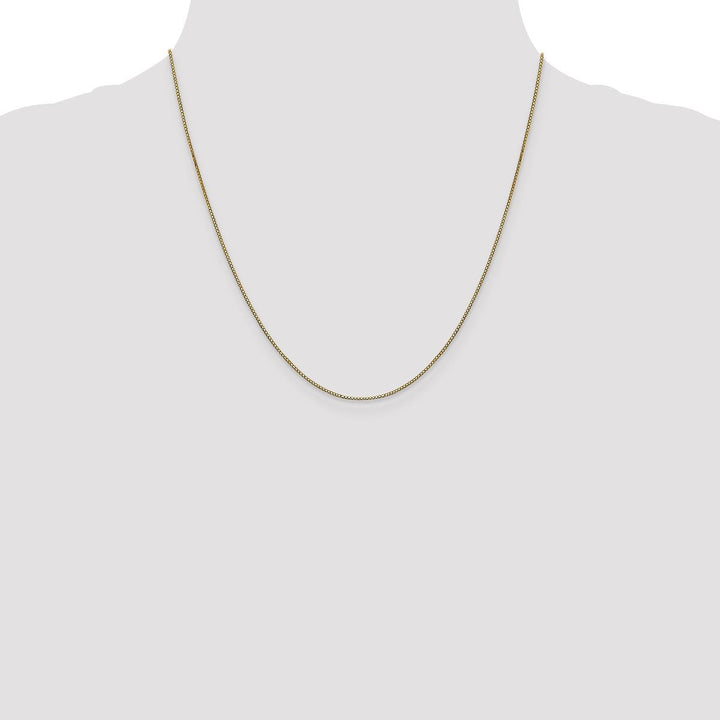Gold 0.9mm Box Chain, 20" - Chain - Design Jewellers Edmonton