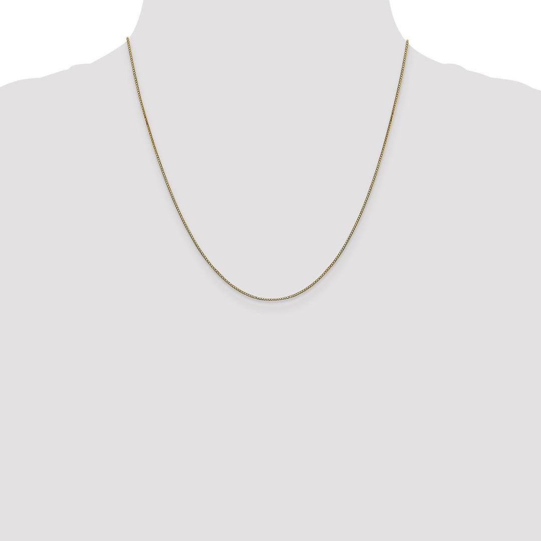 Gold 0.9mm Box Chain, 20