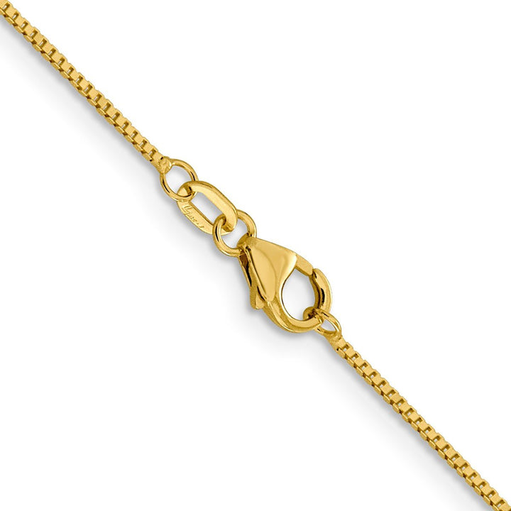 Gold 0.9mm Box Chain, 20" - Chain - Design Jewellers Edmonton