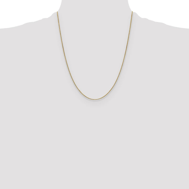 Gold 0.9mm Box Chain, 22" - Chain - Design Jewellers Edmonton
