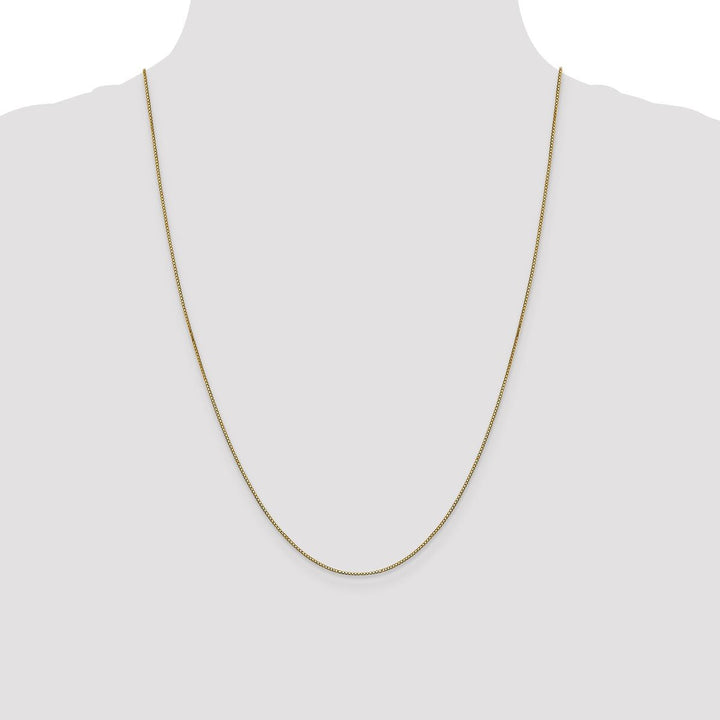 Gold 0.9mm Box Chain, 24" - Chain - Design Jewellers Edmonton