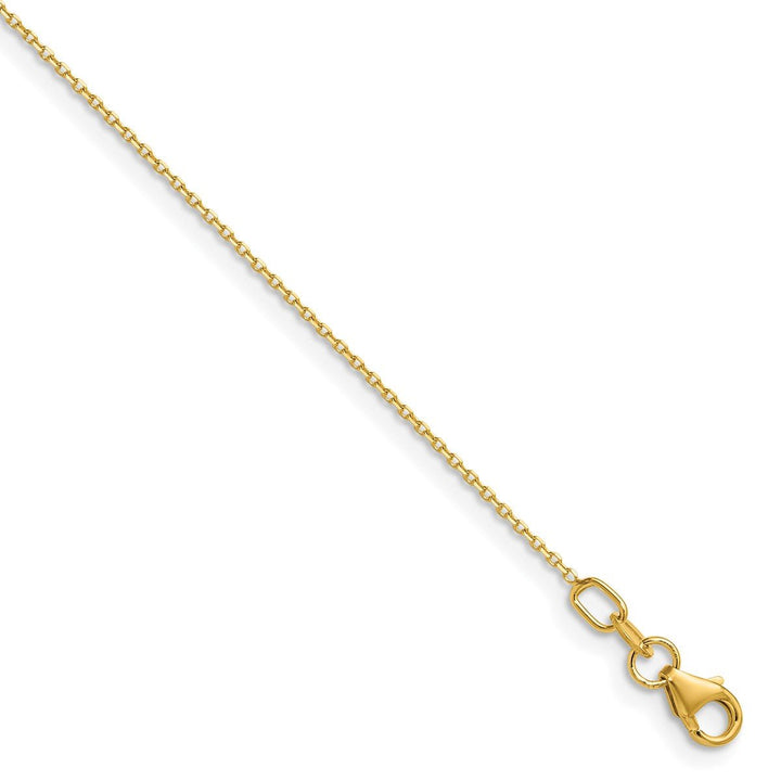 Gold 0.9mm Cable Chain, 16" - Chain - Design Jewellers Edmonton
