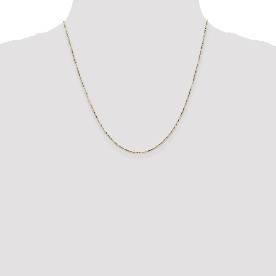 Gold 0.9mm Cable Chain, 20