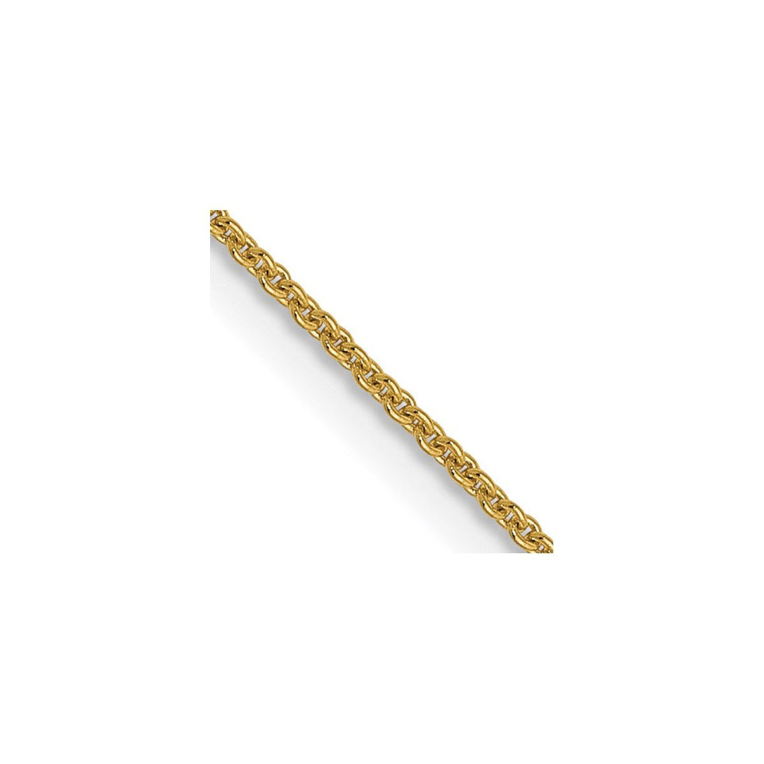 Gold 0.9mm Cable Chain, 22"