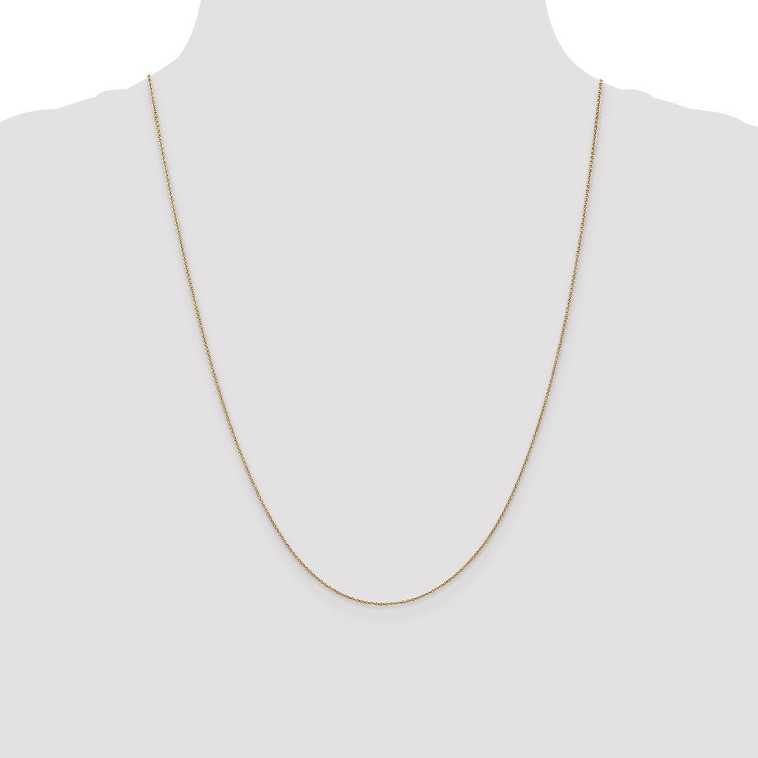Gold 0.9mm Cable Chain, 24