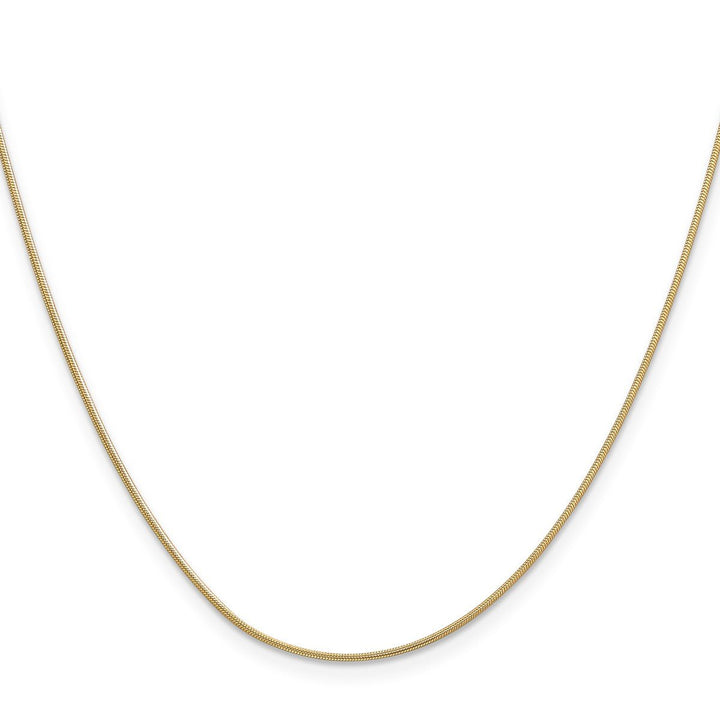 Gold 0.9mm Snake Chain, 16" - Chain - Design Jewellers Edmonton