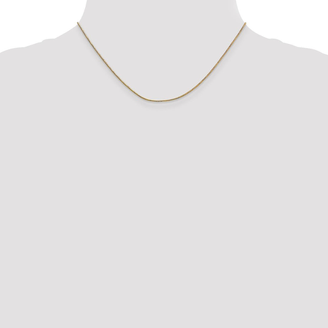 Gold 0.9mm Snake Chain, 16
