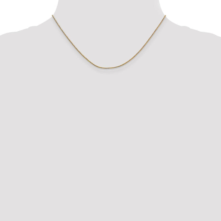 Gold 0.9mm Snake Chain, 16" - Chain - Design Jewellers Edmonton