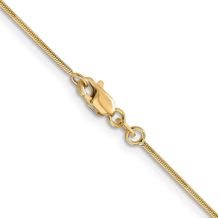 Gold 0.9mm Snake Chain, 16" - Chain - Design Jewellers Edmonton