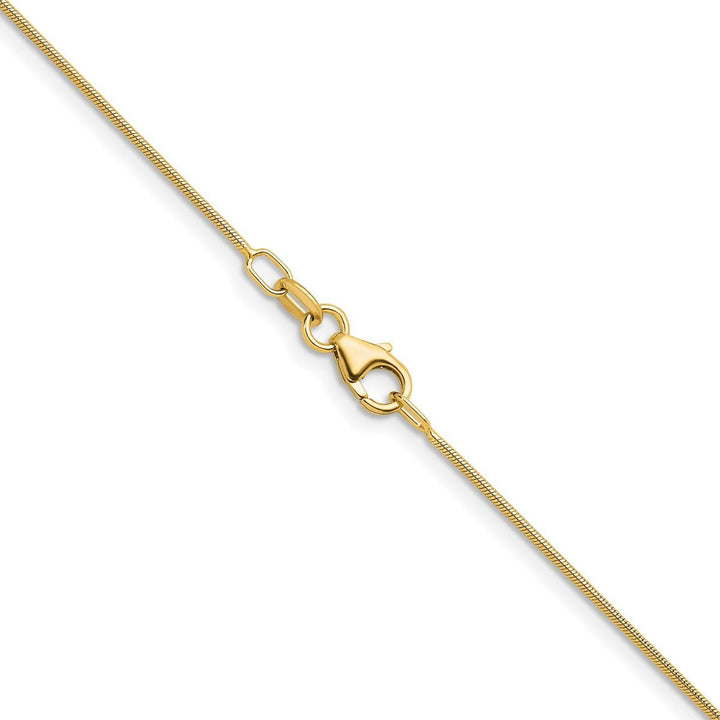 Gold 0.9mm Snake Chain, 18" - Chain - Design Jewellers Edmonton