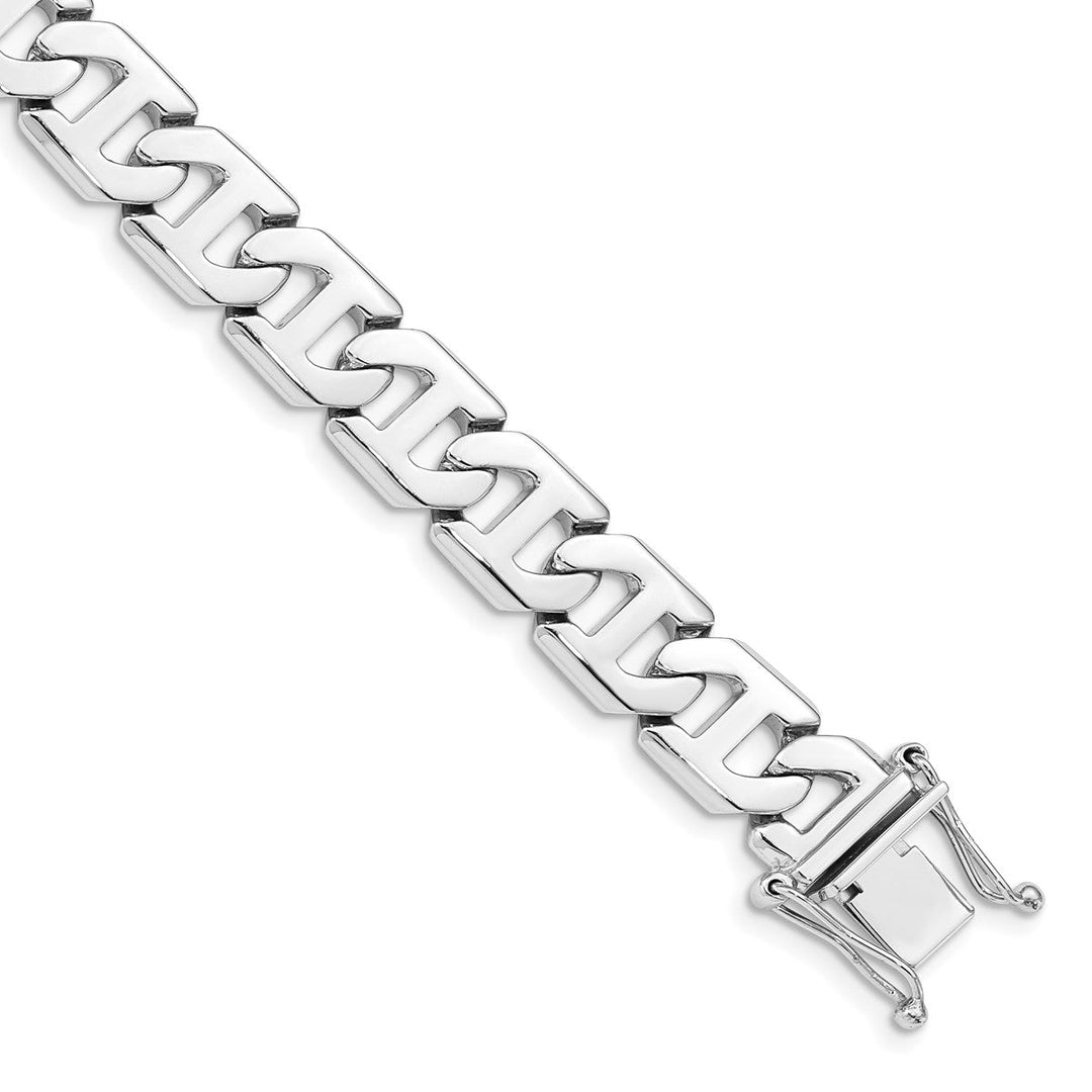 Gold 10.2mm Fancy Bracelet, 1"