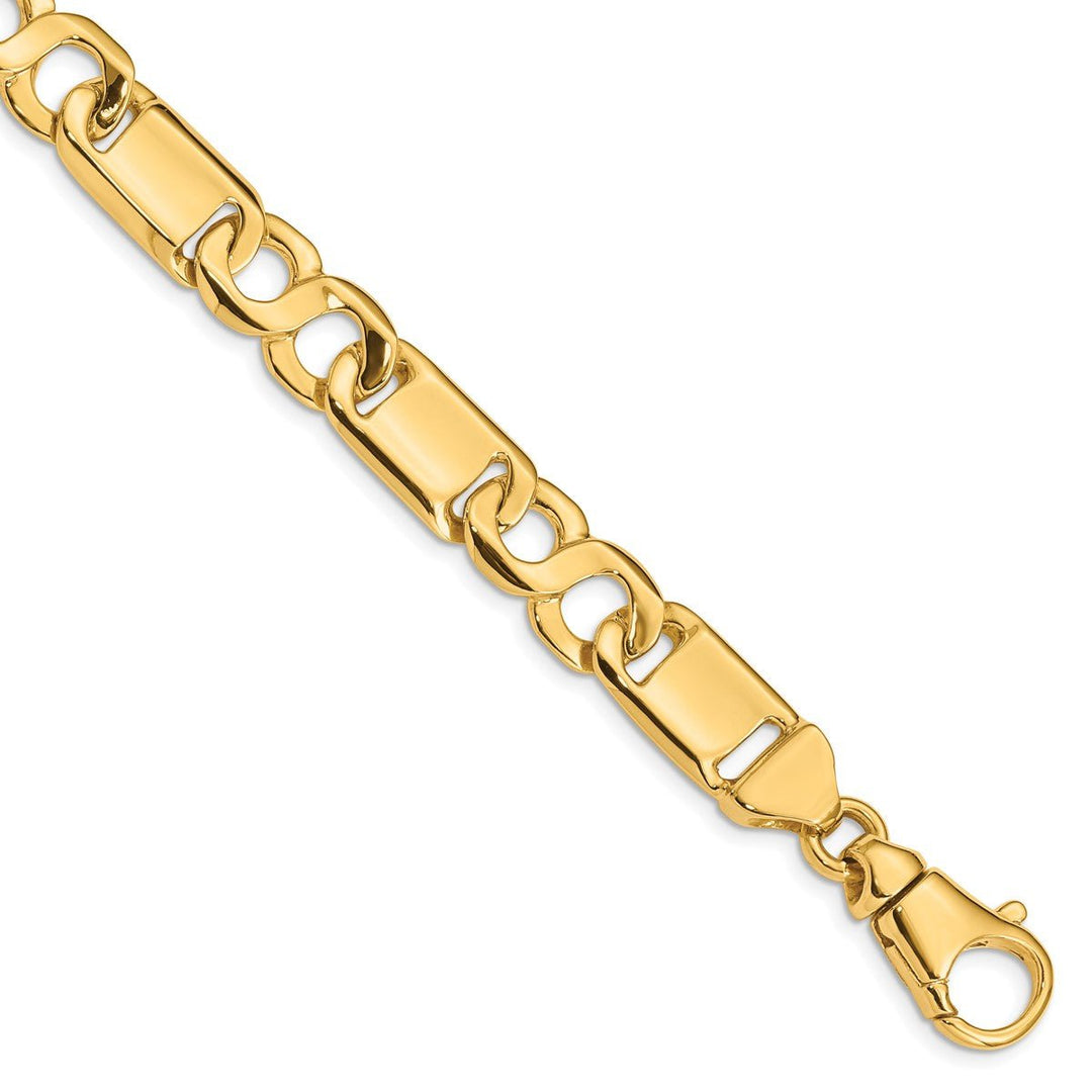 Gold 10.4mm Fancy Necklaces, 20"