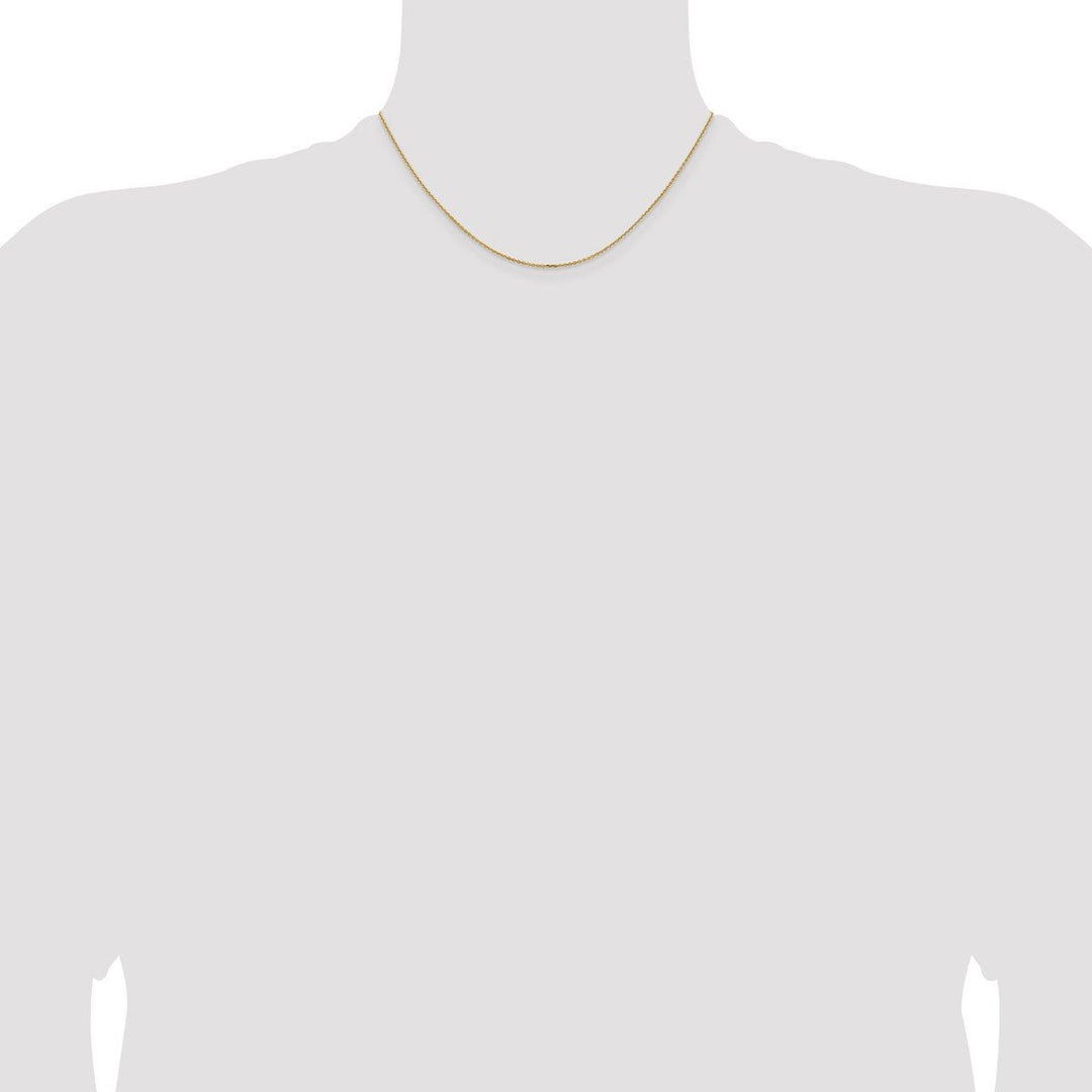 Gold 1.05mm Cable Chain, 16