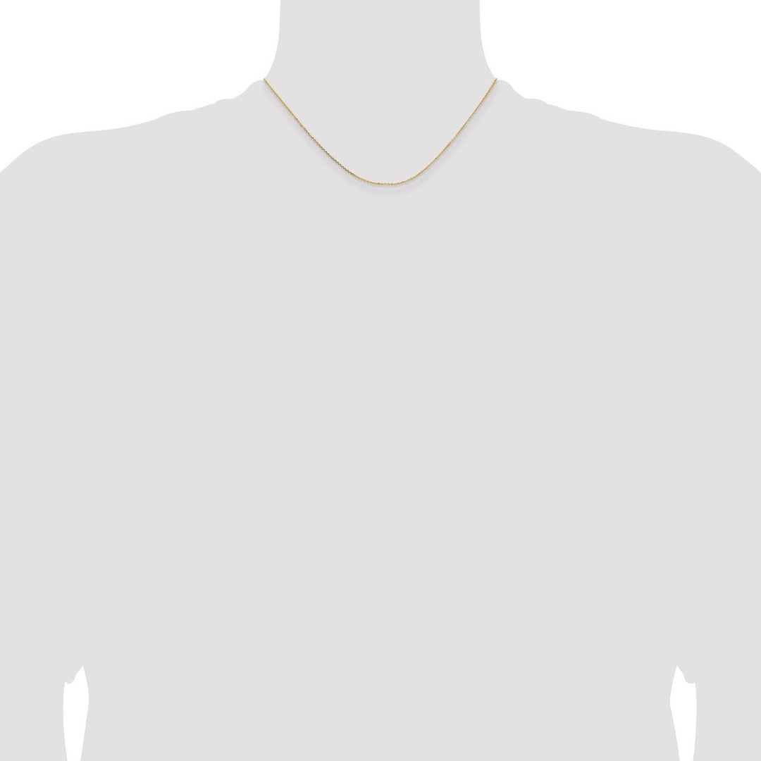 Gold 1.05mm Cable Chain, 16
