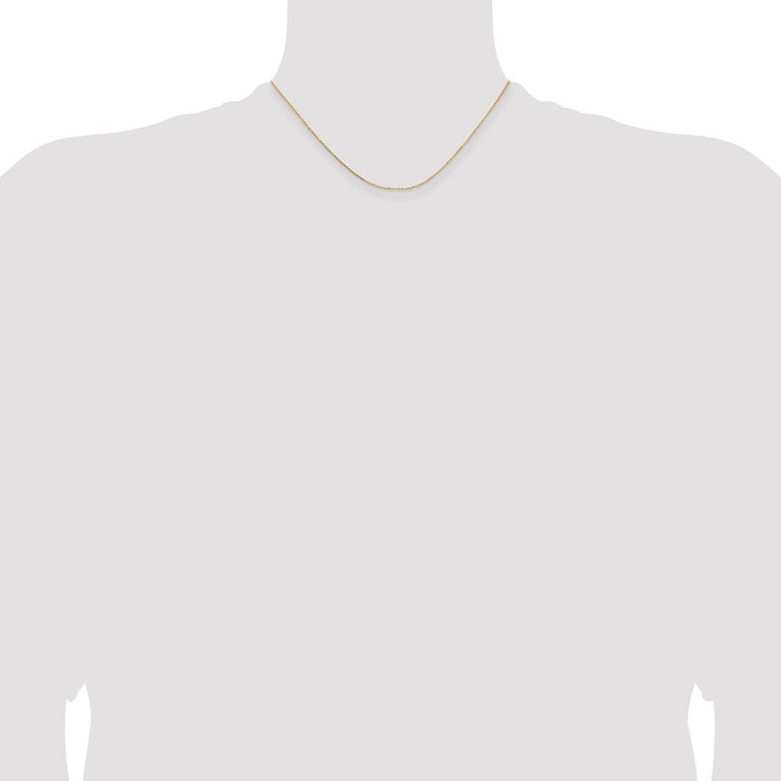 Gold 1.05mm Cable Chain, 16" - Chain - Design Jewellers Edmonton