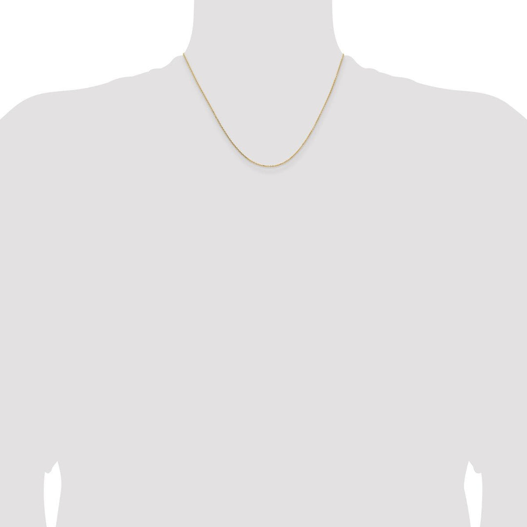 Gold 1.05mm Cable Chain, 18