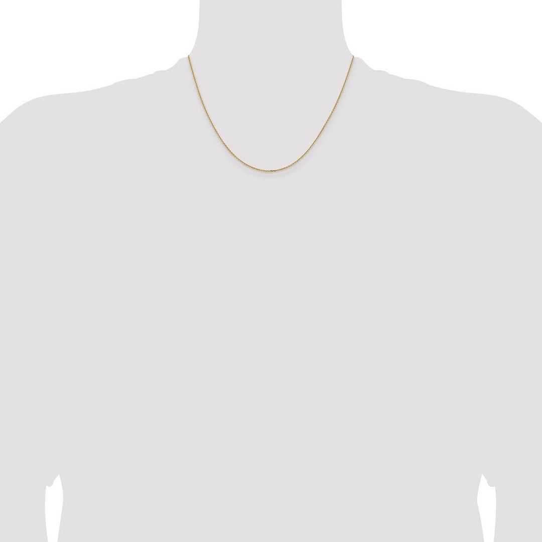 Gold 1.05mm Cable Chain, 18
