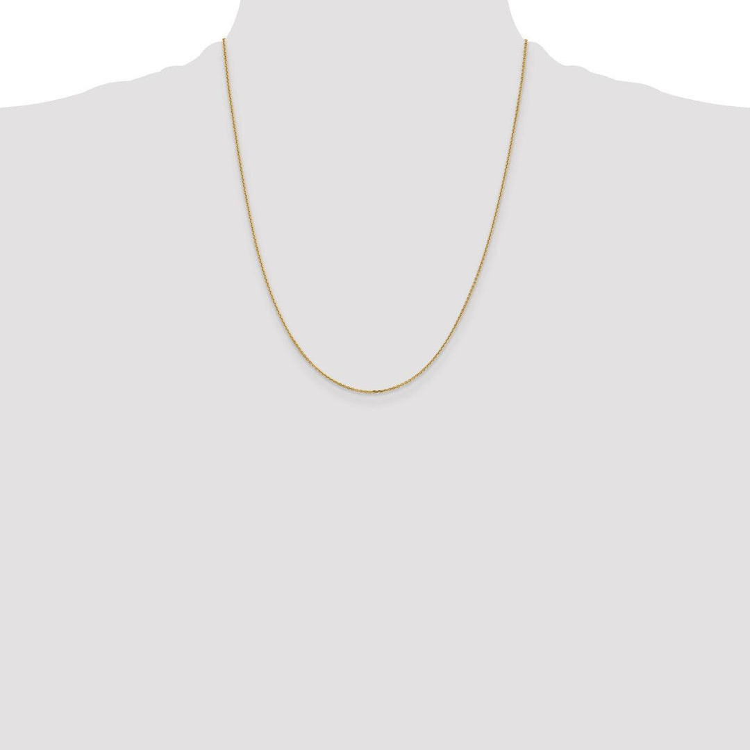 Gold 1.05mm Cable Chain, 22
