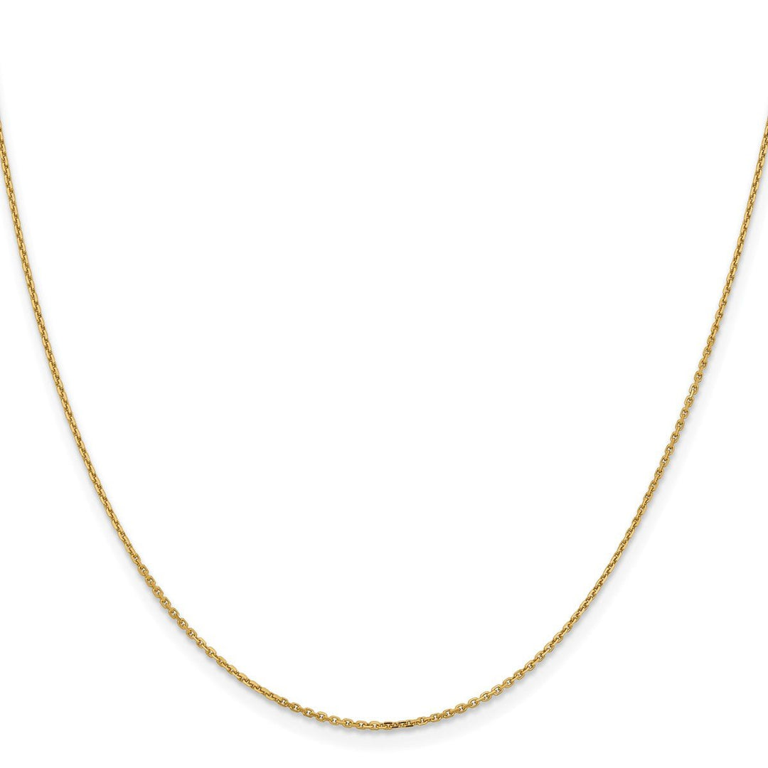 Gold 1.05mm Cable Chain, 22