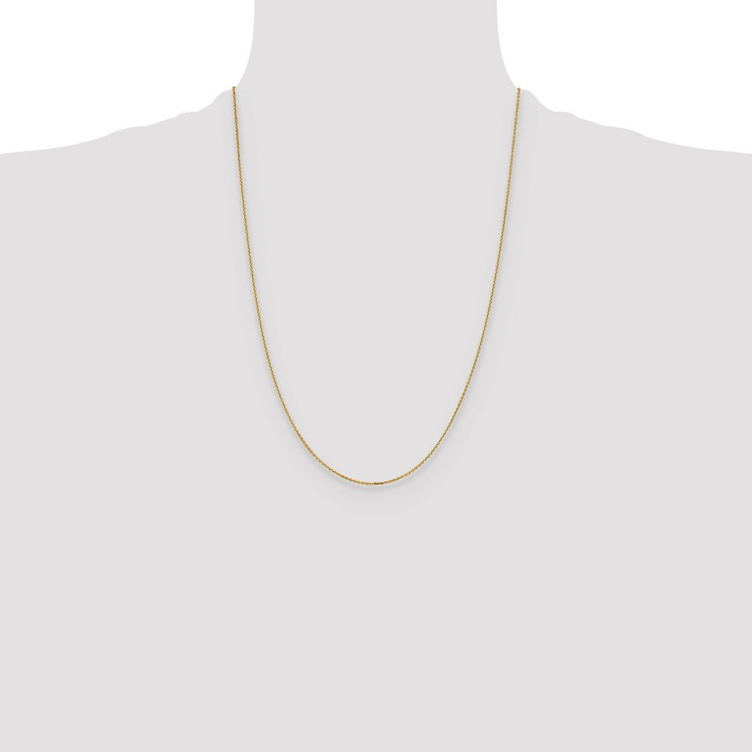 Gold 1.05mm Cable Chain, 24