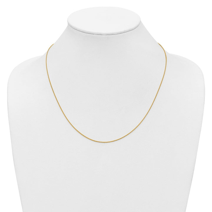 Gold 1.08mm Spiga (Wheat) Chain, 16" - Chain - Design Jewellers Edmonton
