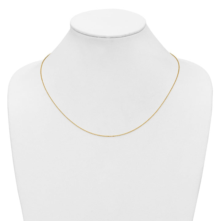 Gold 1.09mm Cable Chain, 16" - Chain - Design Jewellers Edmonton