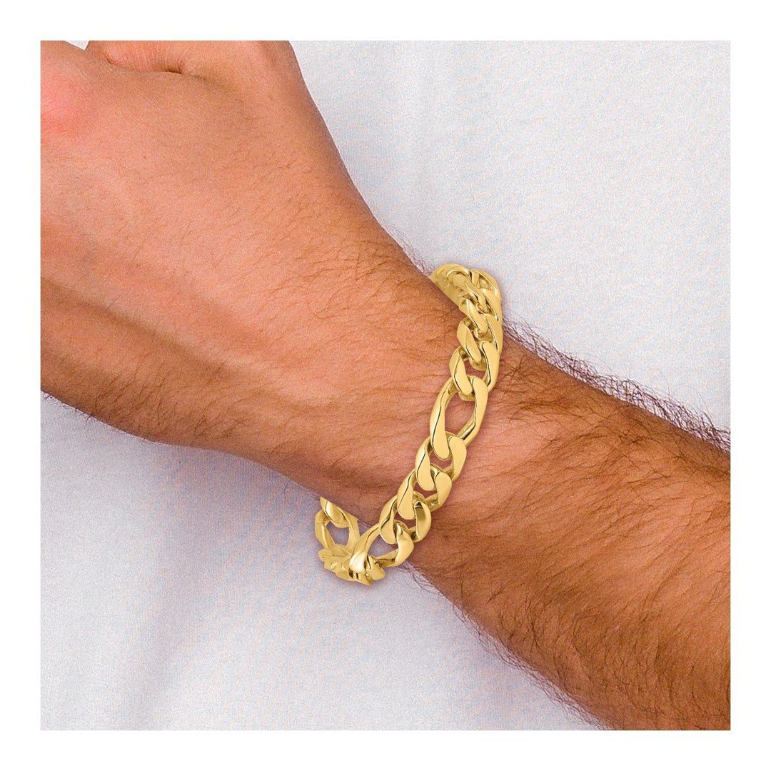 Gold 10mm Figaro Necklaces, 18