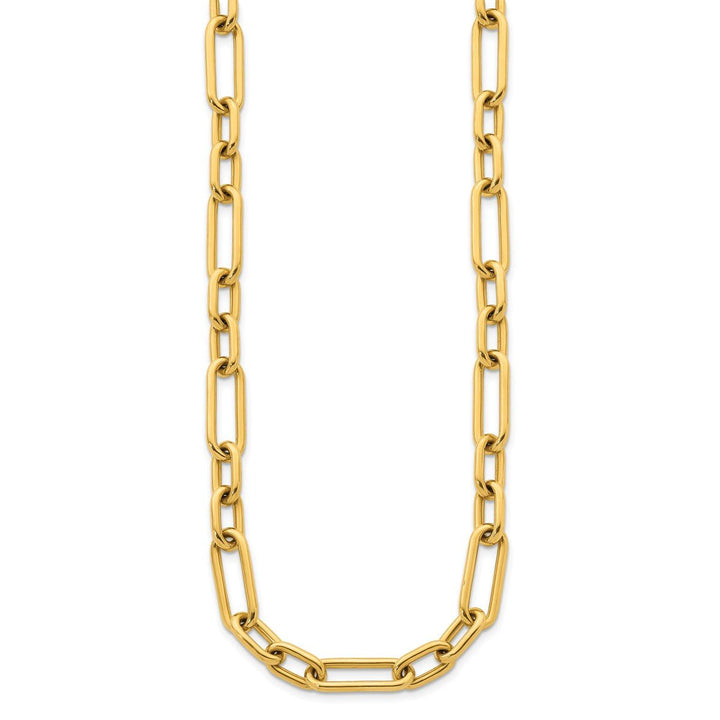 Gold 10mm Paperclip Necklace, 18" - Necklace - Design Jewellers Edmonton