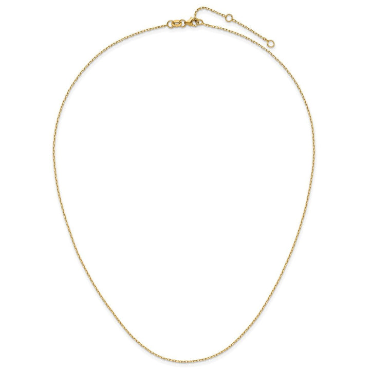Gold 1.11mm Cable Chain, 16" - Chain - Design Jewellers Edmonton