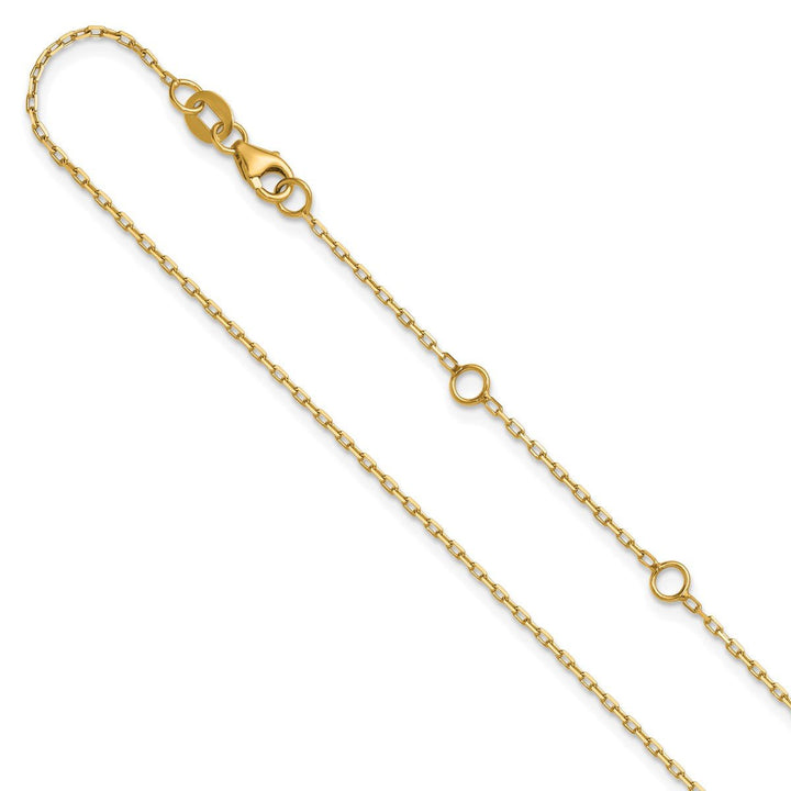 Gold 1.11mm Cable Chain, 16" - Chain - Design Jewellers Edmonton