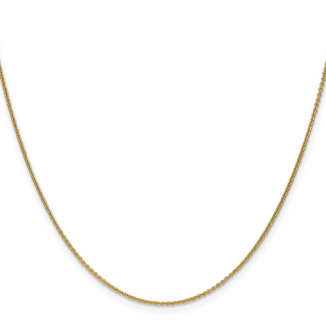 Gold 1.15mm Cable Chain, 16