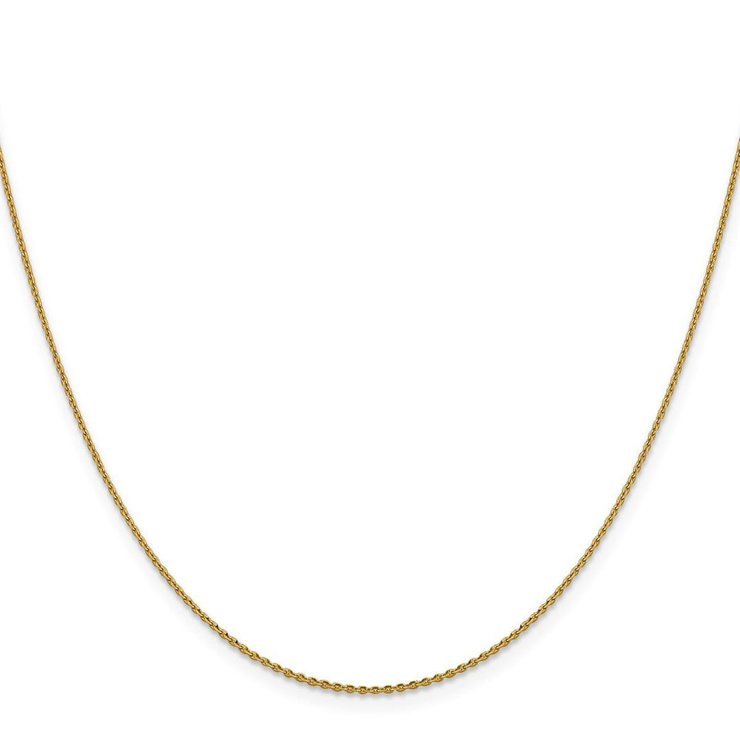 Gold 1.15mm Cable Chain, 16