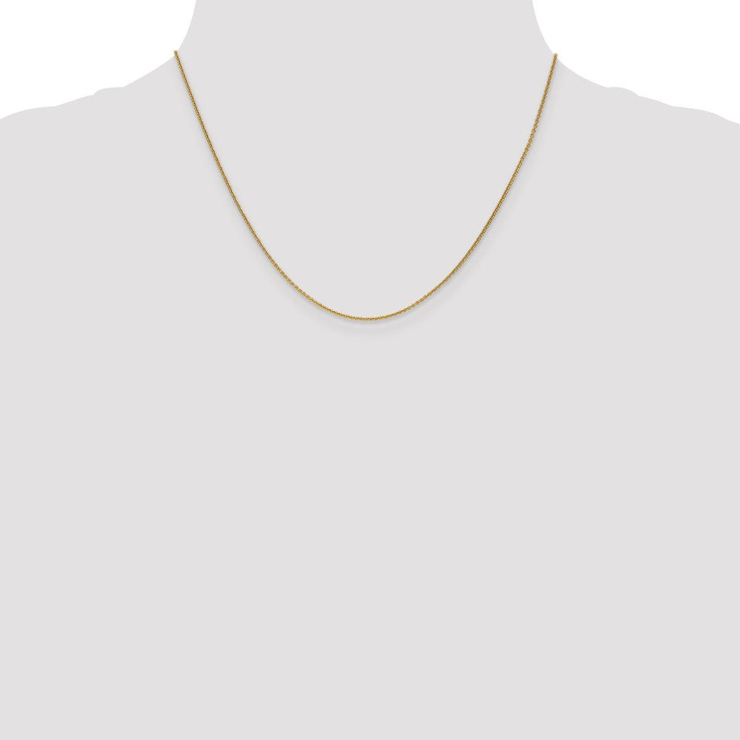 Gold 1.15mm Cable Chain, 16