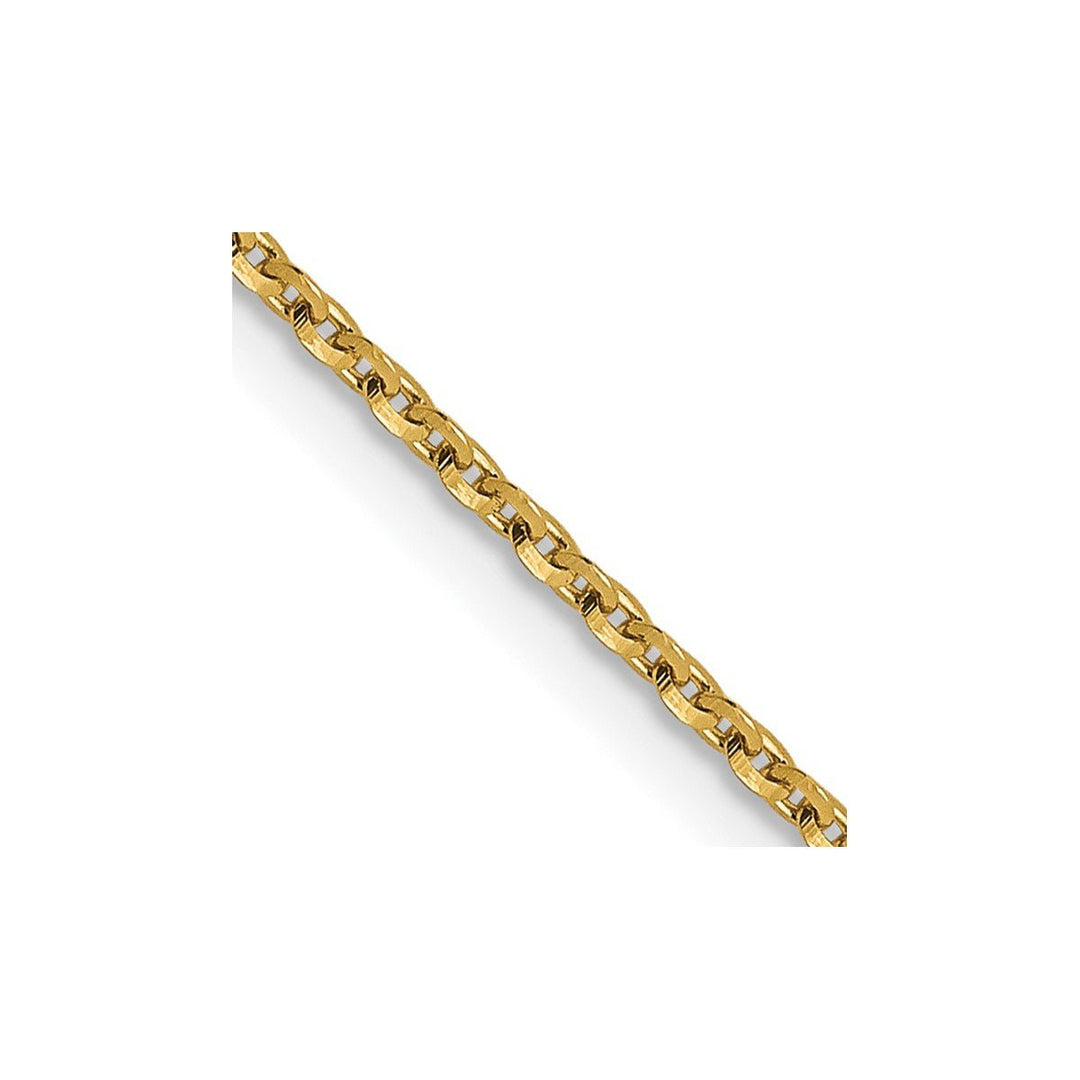 Gold 1.15mm Cable Chain, 18"