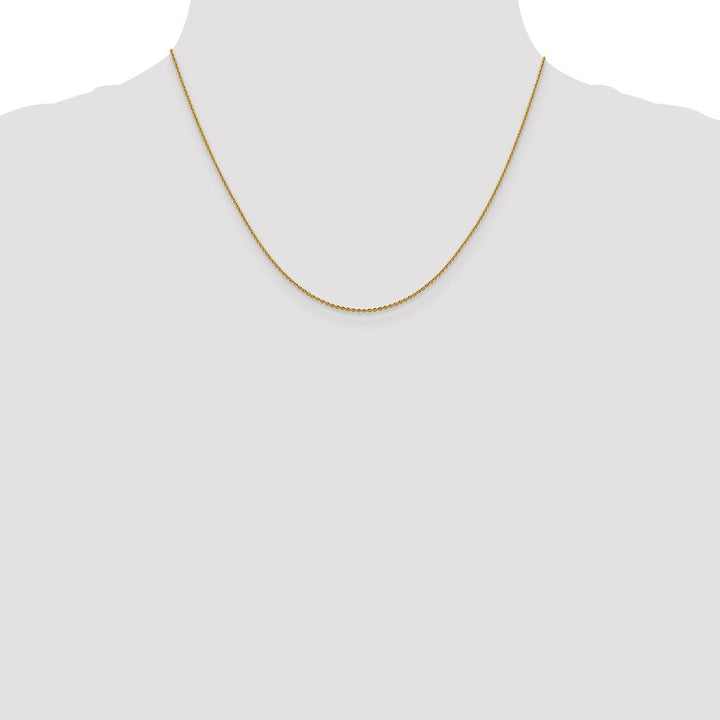 Gold 1.15mm Cable Chain, 18" - Chain - Design Jewellers Edmonton